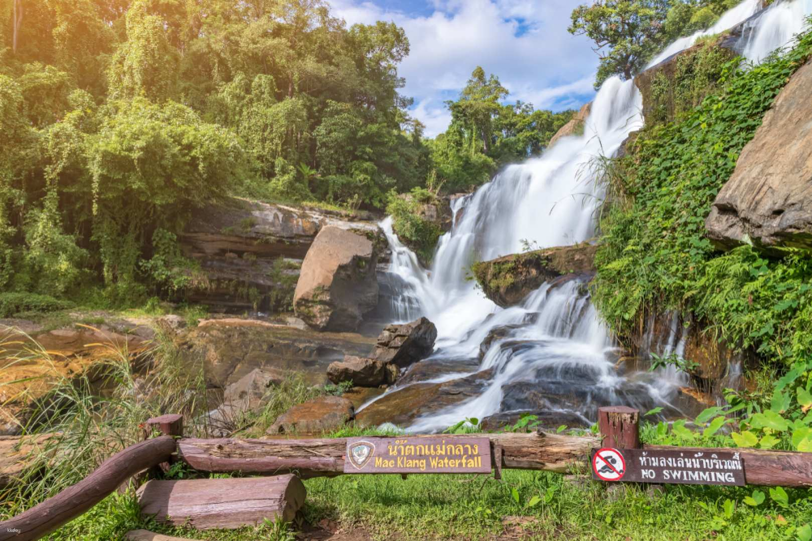 Explore Chiang Mai's stunning landscapes where lush forests meet serene waterfalls creating the perfect backdrop for an adventurous day trip through northern Thailand's natural wonders.