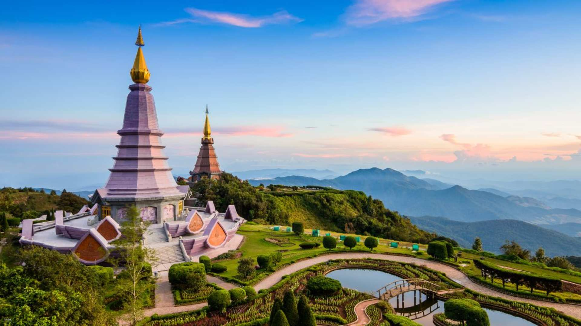 Experience the serenity of Doi Inthanon with stunning views of majestic pagodas and rolling hills as you explore the trails and learn about the remarkable elephants of Chiang Mai.