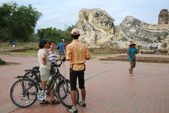 Explore the rich history of Ayutthaya while cycling past ancient ruins and charming locals. Experience the beauty of this historical city in an engaging and immersive way.