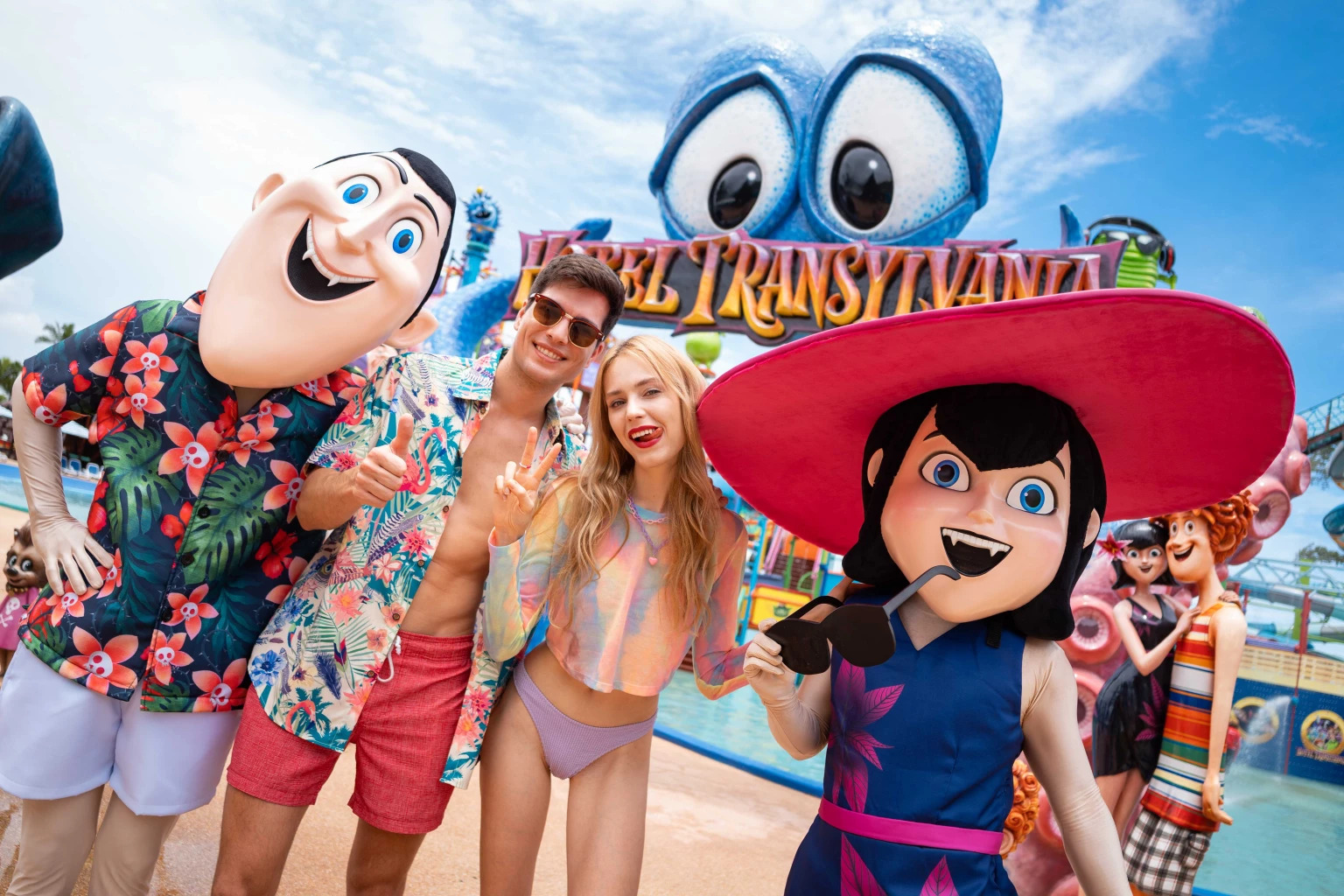 Experience the excitement of Columbia Pictures Aquaverse Pattaya where beloved characters come to life against a backdrop of fun laughter and unforgettable moments for all ages.