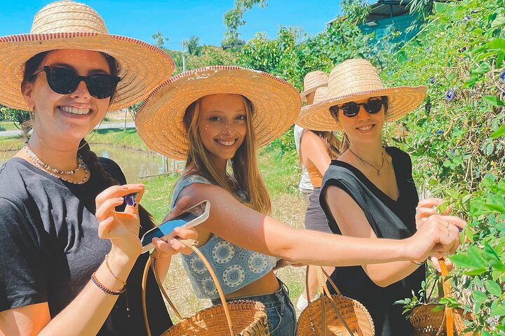 Cooking with Fresh Ingredients at Organic Farm with Local Market - Chiang Mai - Photo 1 of 25