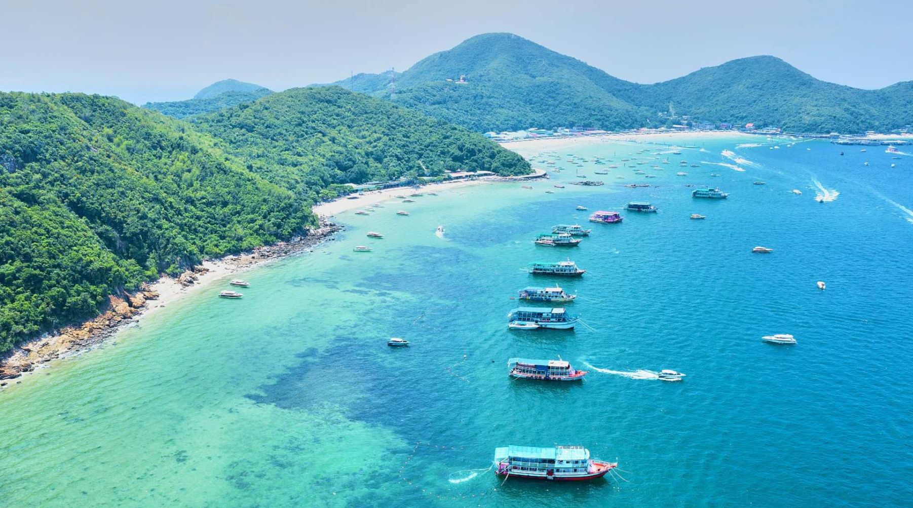 Escape to the serene shores of Koh Larn Coral Island where crystal-clear waters invite you to snorkel swim or simply unwind on the soft sandy beaches.