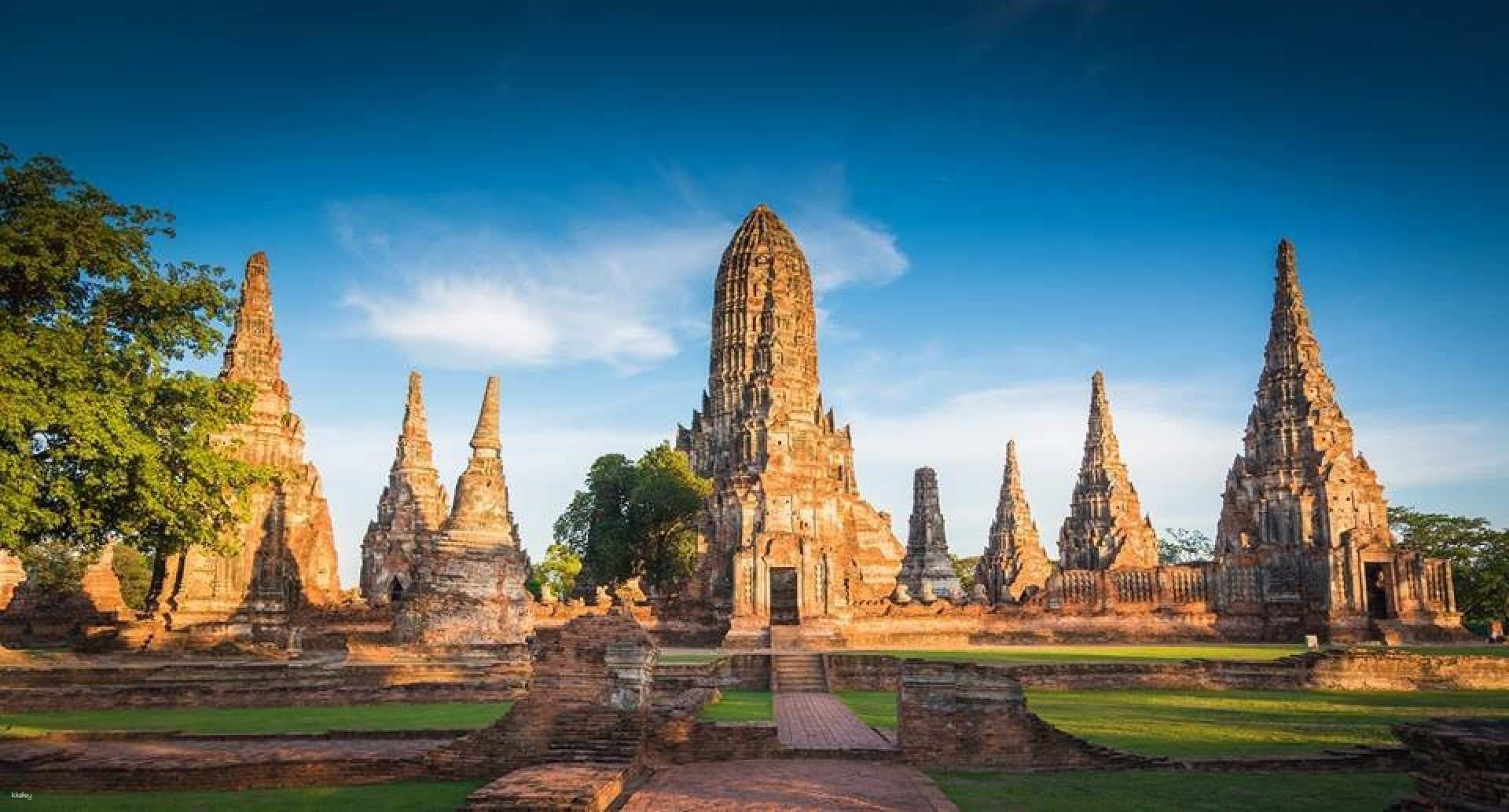 Discover the stunning ruins of Ayutthaya where ancient temples rise majestically against the sky offering a glimpse into Thailand's rich history and architectural beauty.
