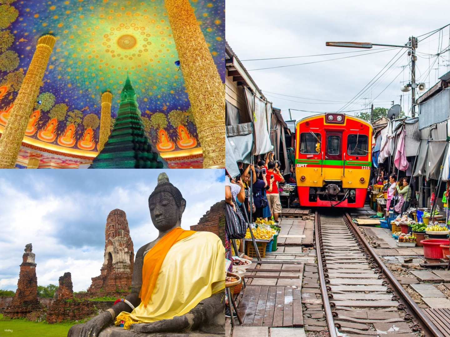 Discover the unique charm of Thailand with stunning temples bustling markets and the majestic ruins of Ayutthaya all while enjoying an unforgettable elephant ride through history.