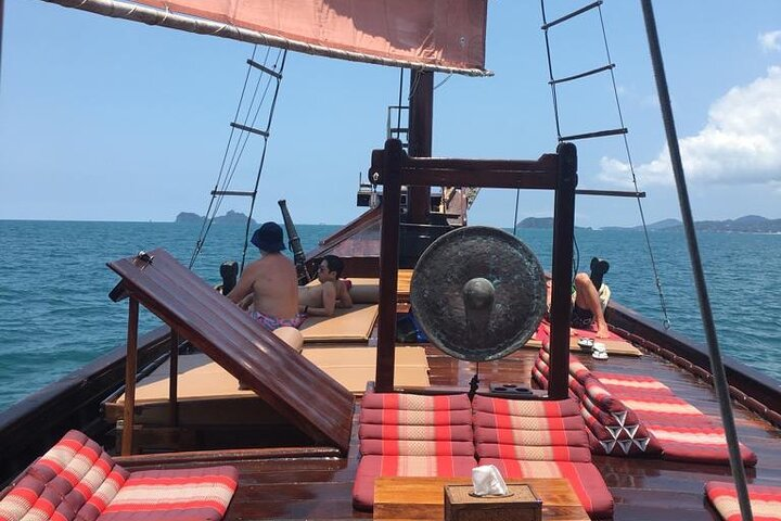 Full Day Chantara Pirate Junk Boat Koh Phangan Cruise with Sunset - Photo 1 of 8