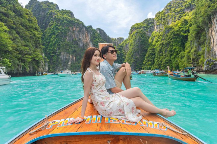 Full Day & Sunset Phi Phi Islands Tour From Phi Phi by Speedboat - Photo 1 of 25
