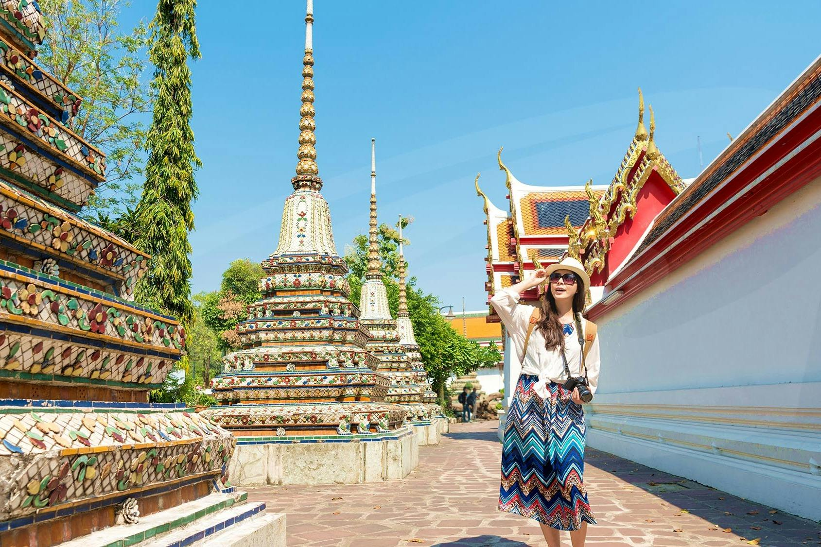Grand Palace, Wat Phra Kaew & Wat Pho: Private Morning Tour + Transfer - Photo 1 of 13