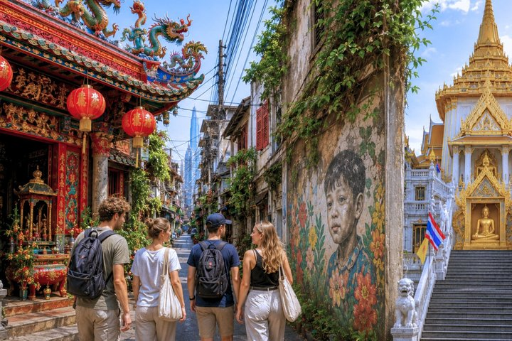 Bangkok Hidden Gems Chinatown Walking Tour with Street Art - Photo 1 of 25