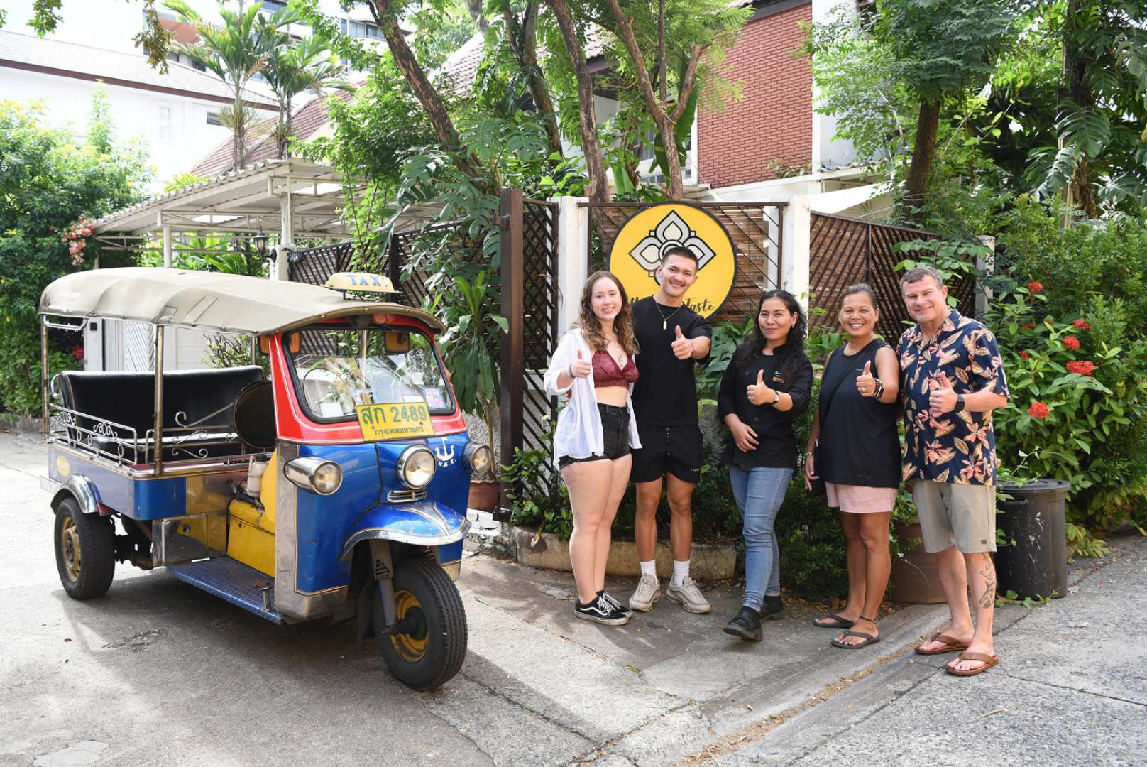 Experience the charm of Thai cooking with friends as you hop into a tuk-tuk for a market visit then whip up authentic dishes in a cozy cooking class.