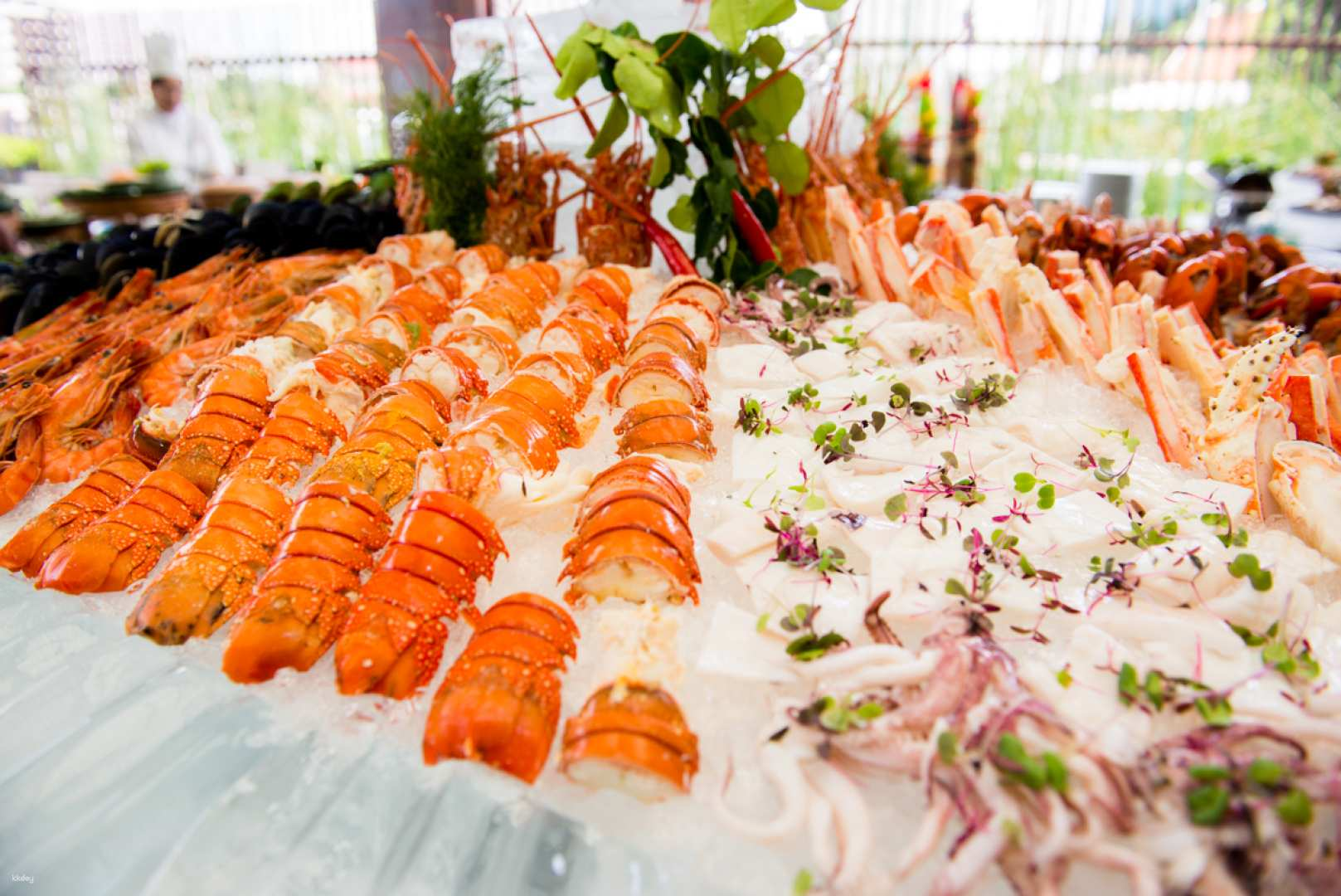 Savor an extraordinary seafood selection at the International Buffet where stunning views of the Chao Phraya River enhance your culinary journey through world flavors and fresh delicacies.