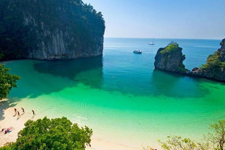 Experience the beauty of secluded shores and crystal-clear waters at Hong Islands and James Bond Islands. Snorkel explore and savor a delicious Thai buffet on your adventure.