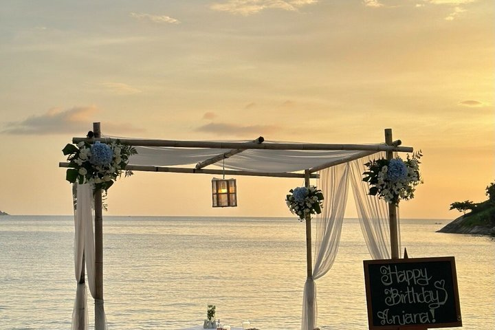 Phuket Romantic Beach Dinner with International Set Menu - Photo 1 of 4