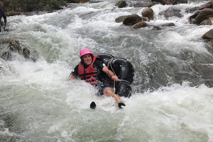 Exited adventure Tubing along river 45 minutes