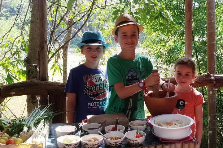 Experience the joy of cooking amidst nature while creating delicious Thai dishes. Embrace the flavors and learn traditional techniques surrounded by lush greenery at Khao Yai National Park.