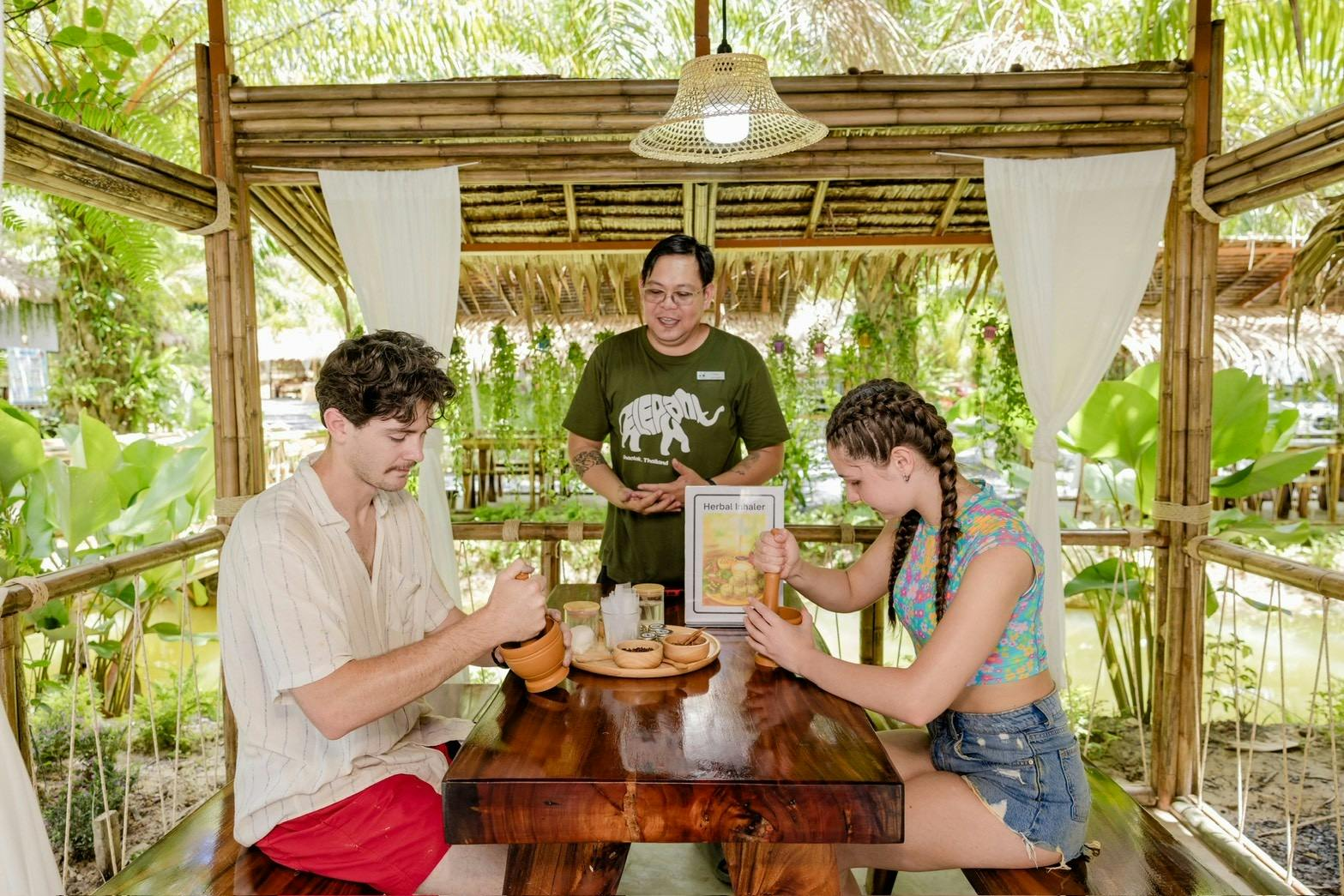 Khaolak Ethical Elephant Sanctuary: Guided Tour + Transfer + Thai Workshops - Photo 1 of 3