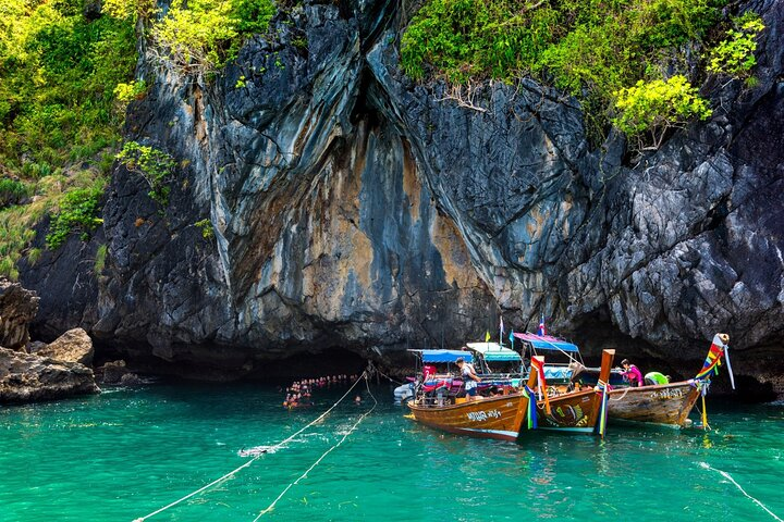 Koh Ngai, Koh Muk + Emerald Cave Snorkeling Tour by Classic Longtail Boat - Photo 1 of 21