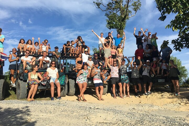 Celebrate the joy of adventure with friends on a 4WD Jeep Safari in Koh Samui. Explore stunning landscapes share laughter and create unforgettable memories surrounded by nature's beauty.