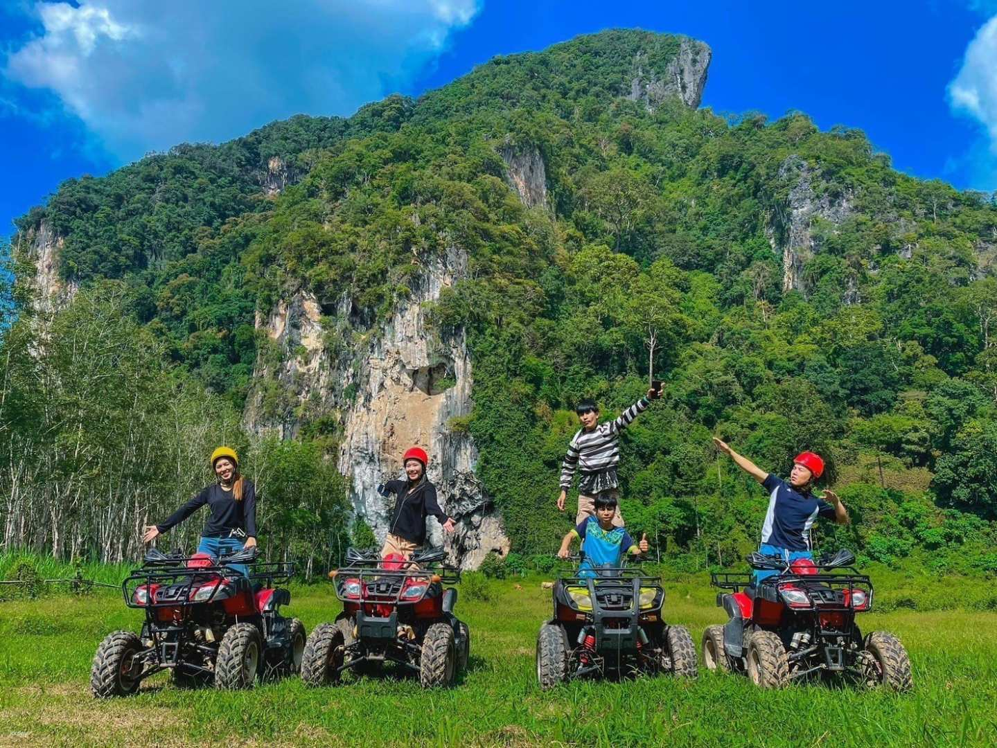 Experience the rush of adventure while riding powerful ATVs through stunning landscapes. Navigate challenging terrains with friends or family creating unforgettable memories in beautiful Krabi Thailand.