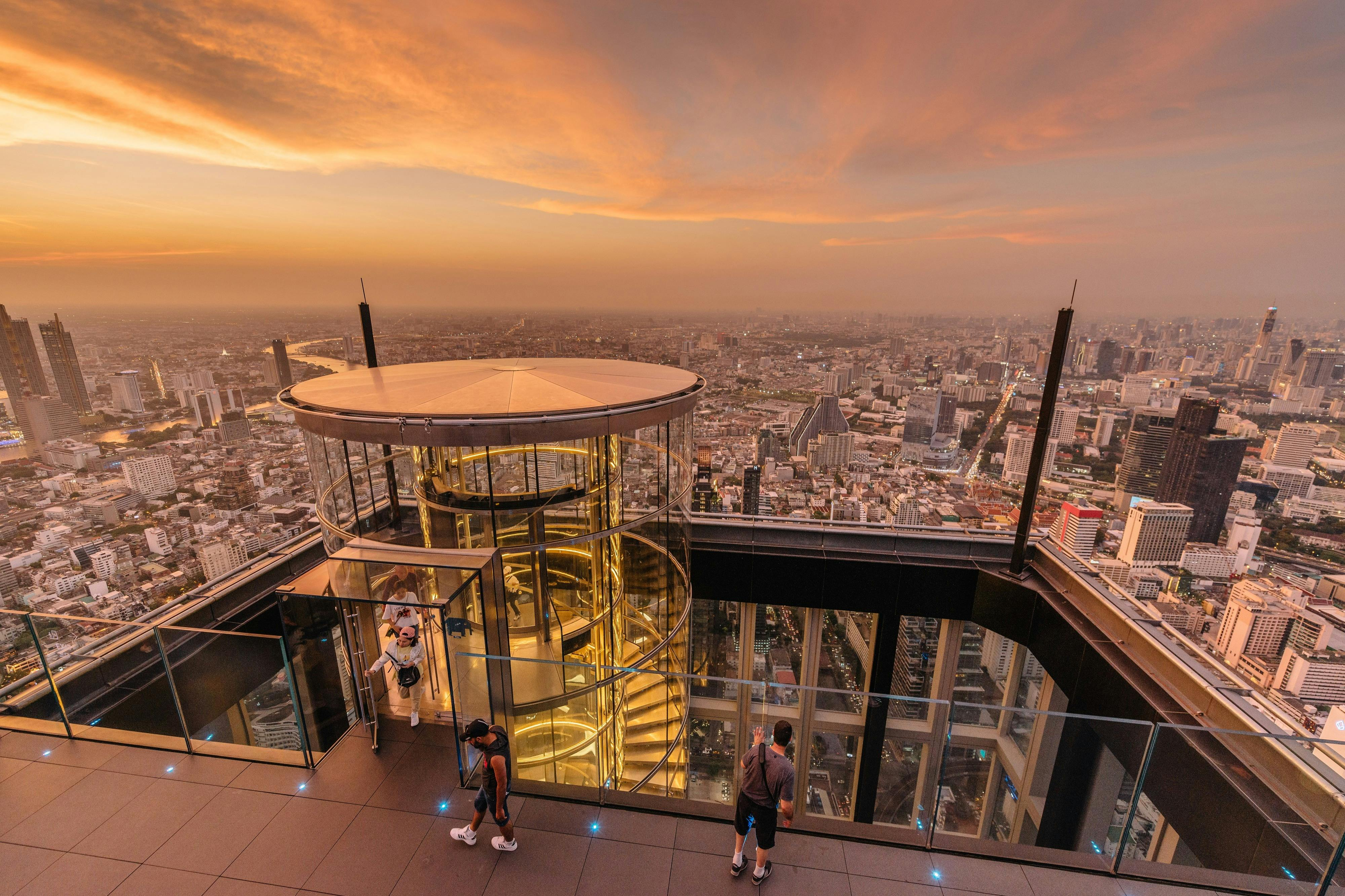 Mahanakhon Skywalk Observation Deck: Sunset Entry Ticket - Photo 1 of 8