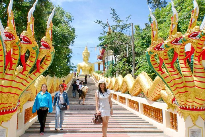Step into a journey of discovery at the Big Buddha temple where majestic sculptures and stunning views of Pattaya Bay create unforgettable moments for travelers exploring this iconic destination.