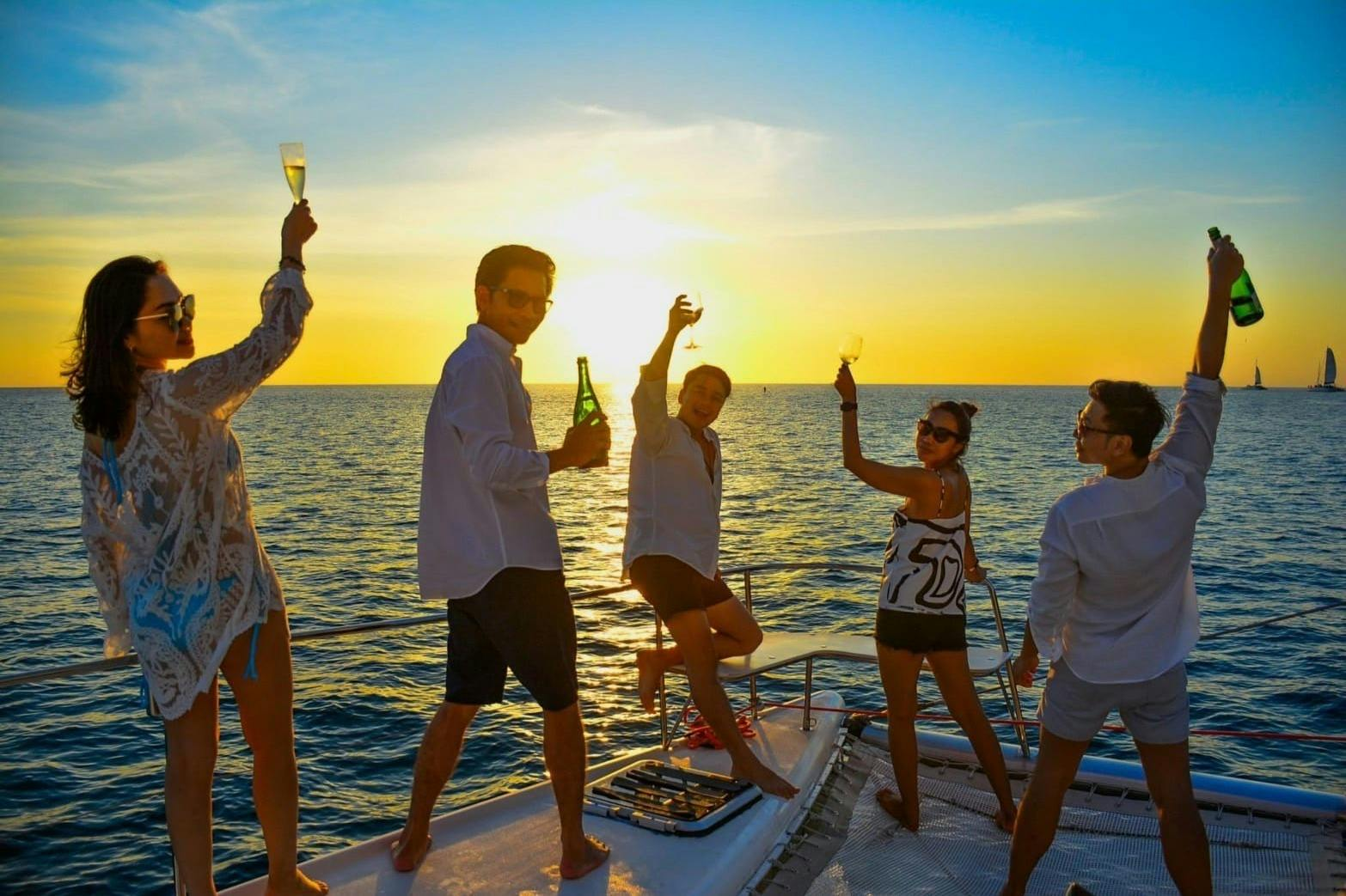 Phuket: Koh Hey Sunset Catamaran Cruise + Dinner + Transfer - Photo 1 of 12