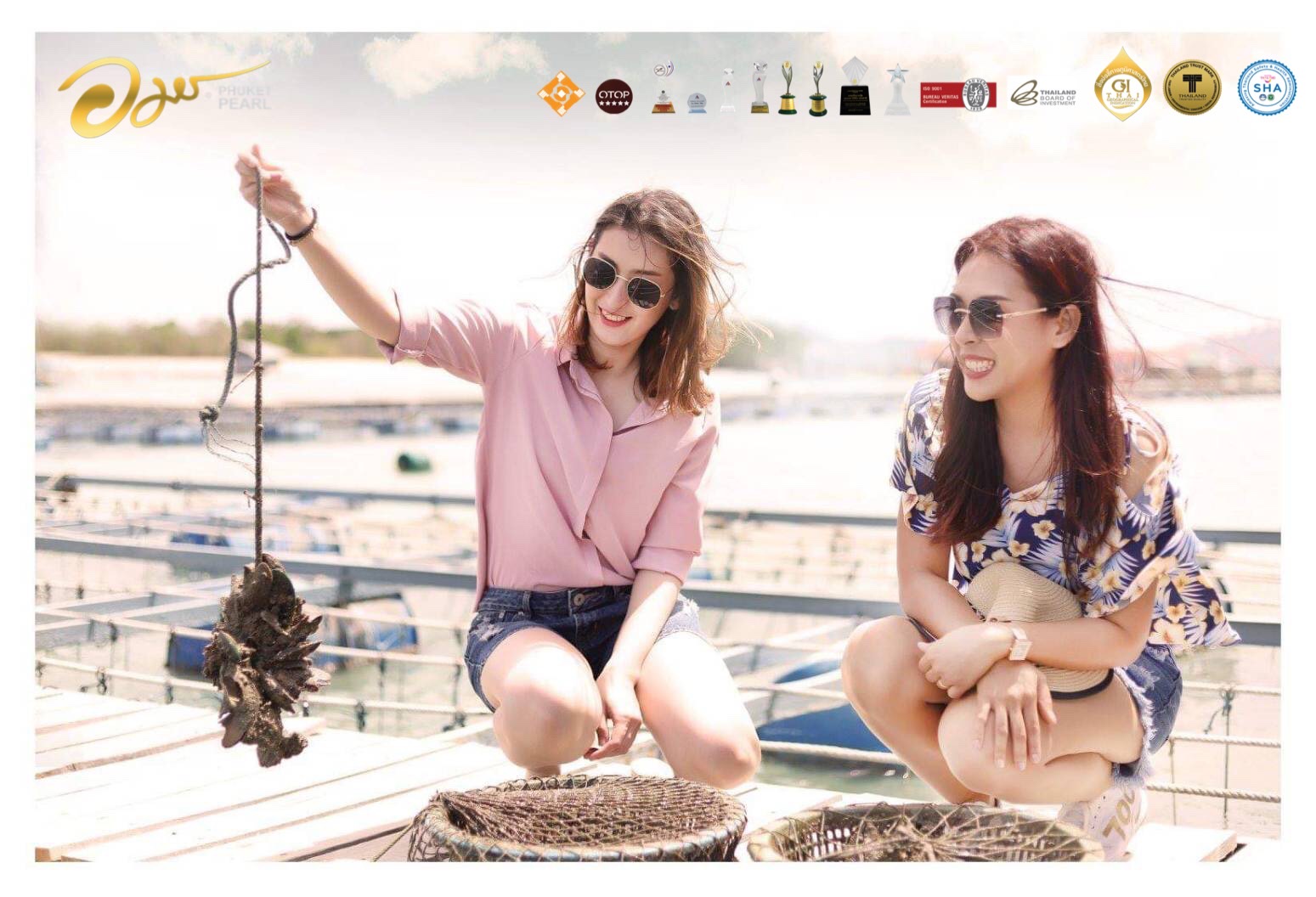 Experience the charm of Phuket's pearl farming exploring the delicate process of pearl cultivation while enjoying the scenic views and learning fascinating facts about oysters and their environment.