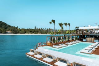 sachin and babi light blue dress Yona Beach Club Dress Code main image 1