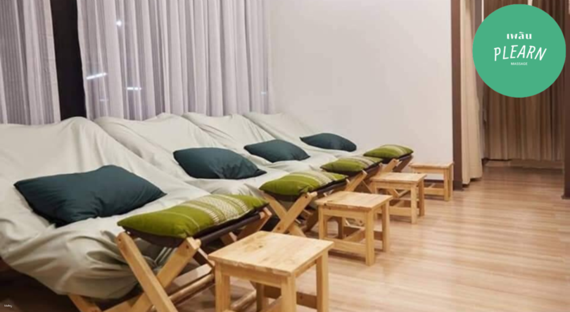 Relax in comfy recliners surrounded by soothing decor as expert therapists use warm essential oils. Perfect for unwinding after a day of exploring Bangkok. Enjoy a blissful escape.