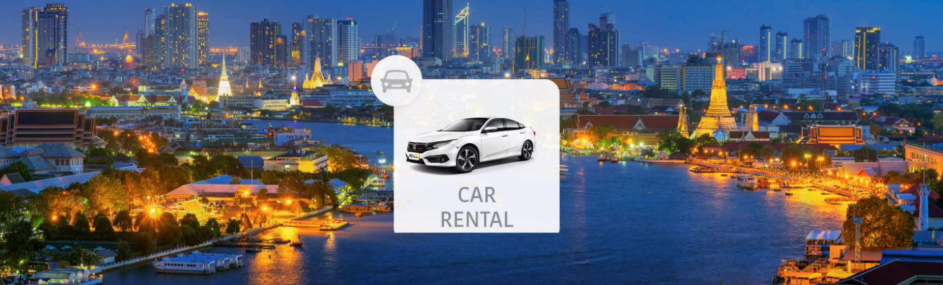 Explore Bangkok's stunning skyline and bustling streets with ease. Experience convenience and flexibility as you choose from a range of vehicles to suit your travel needs.