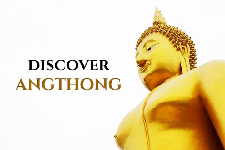 Explore the majestic golden Buddha at Ang-Thong a true marvel that showcases Thailand's cultural heritage and artistic brilliance inviting travelers to delve into its historical significance.