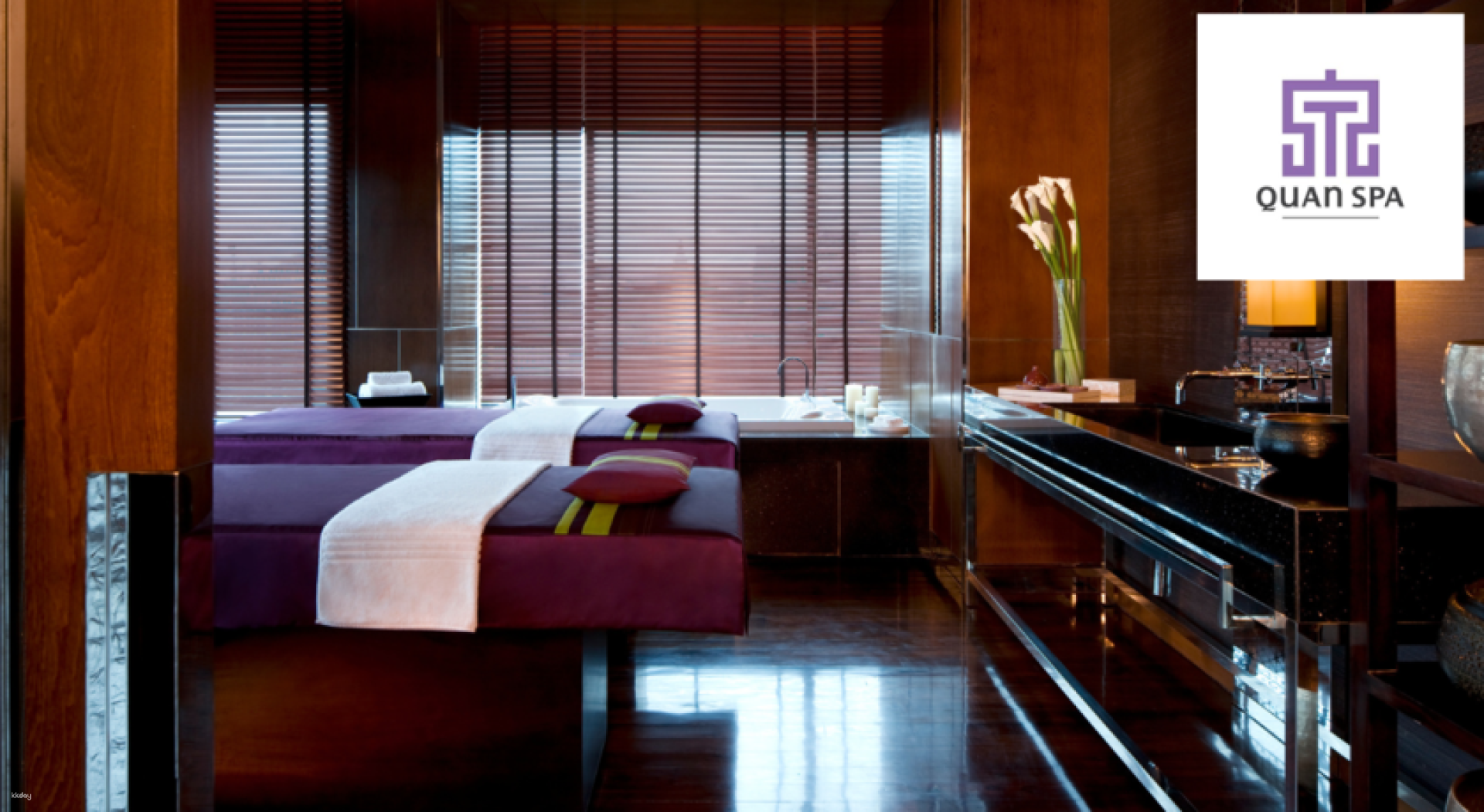 Experience the serene elegance of Quan Spa where soothing treatments and expert massages invite you to unwind and rejuvenate creating a perfect sanctuary amid Bangkok's hustle.