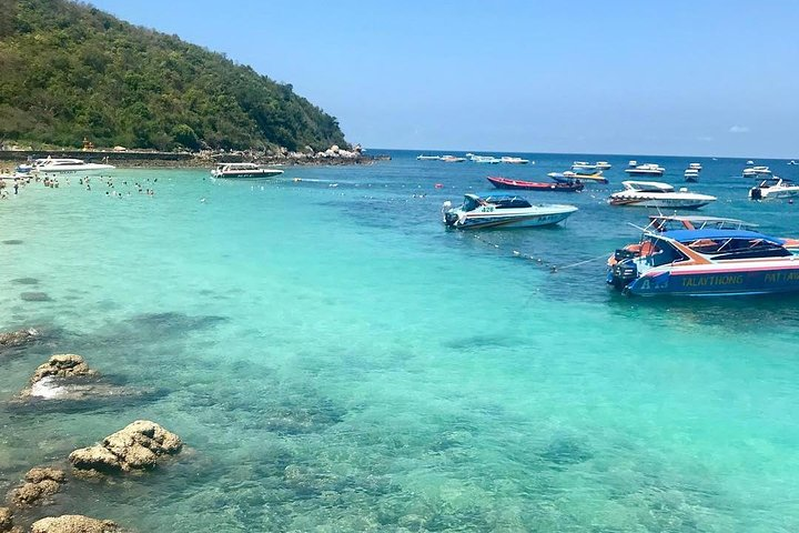 Explore the stunning clear waters and white sandy shores of Racha and Coral Islands where relaxation meets adventure with snorkeling beachside dining and exciting water sports waiting for you.