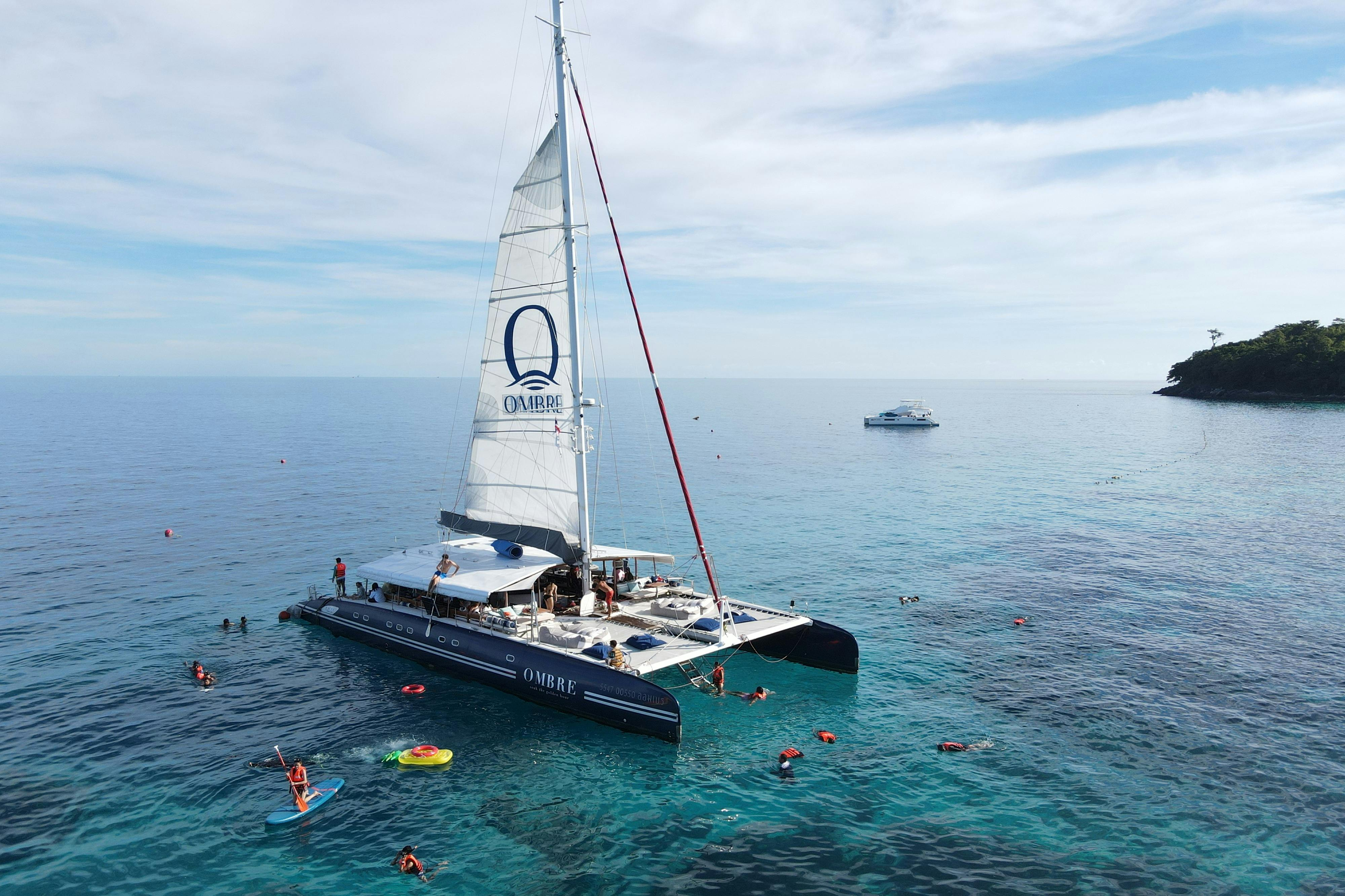 Racha & Coral Island: Ombre Yacht Cruise from Phuket + Lunch & Dinner - Photo 1 of 8