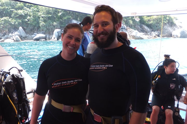 Getting ready for a refresher dive.