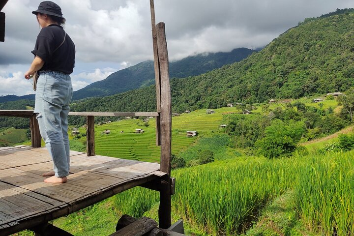 Discover the stunning beauty of rice terraces while immersing in local culture. Experience nature's wonders and meet hill tribes on a journey through Chiang Mai's hidden gems.