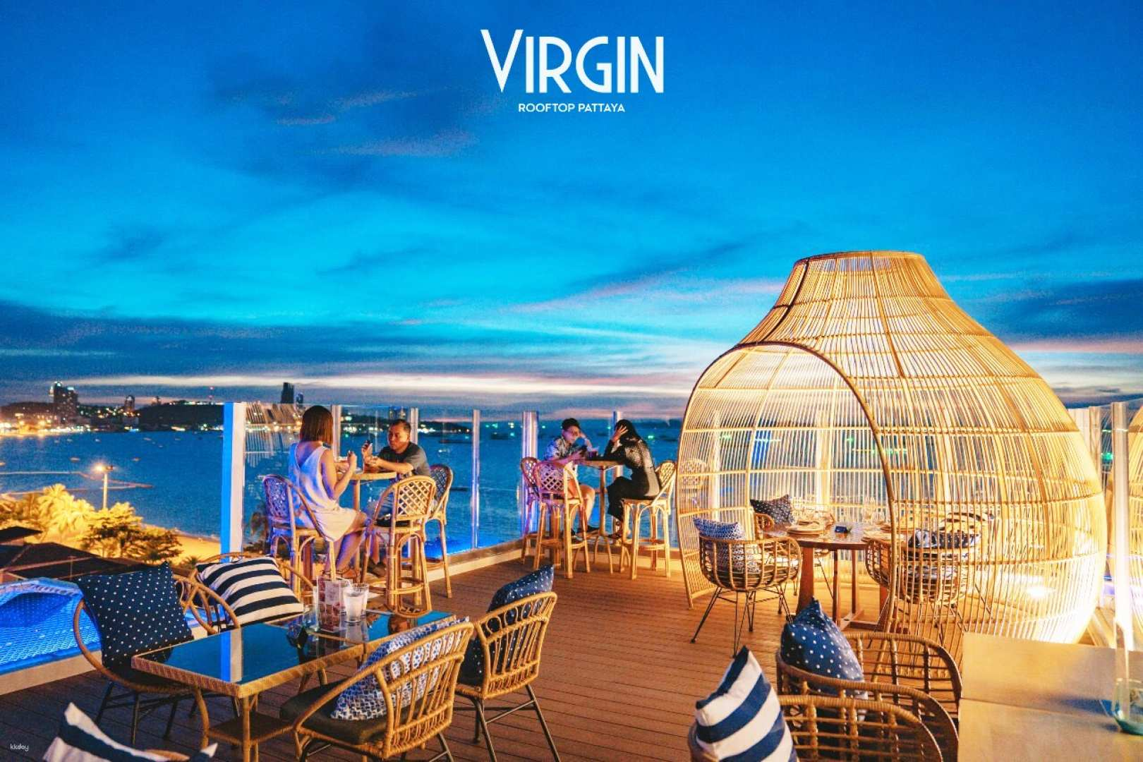 A rooftop dining experience awaits with stunning ocean views stylish decor and a lively ambiance. Enjoy delicious dishes and crafted cocktails while soaking in the vibrant Pattaya sunset.