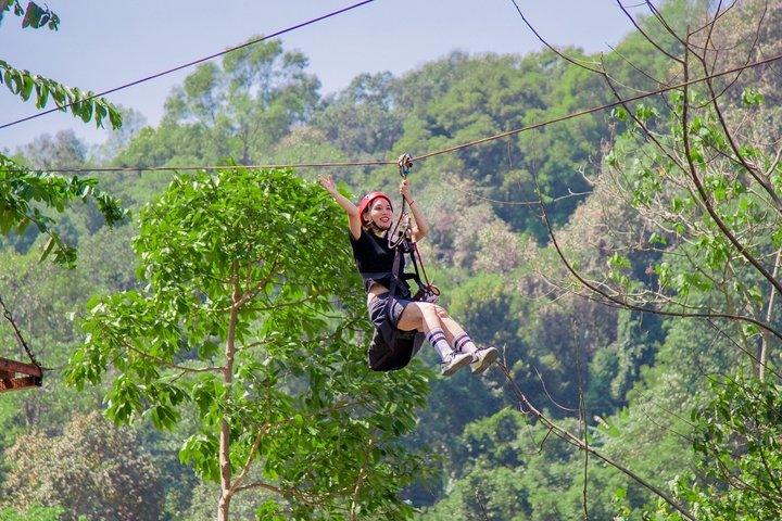 Koh Samui Jungle Zipline Adventure with Longest Zipline Course - Photo 1 of 25