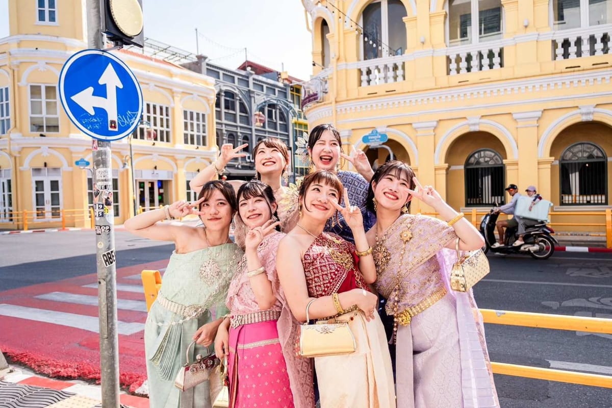 phuket dress code for ladies Sanae Thai Closet: Thai Traditional Costume Rental in Old Town | Thailand in Phuket Sweetheart Beaded Dress