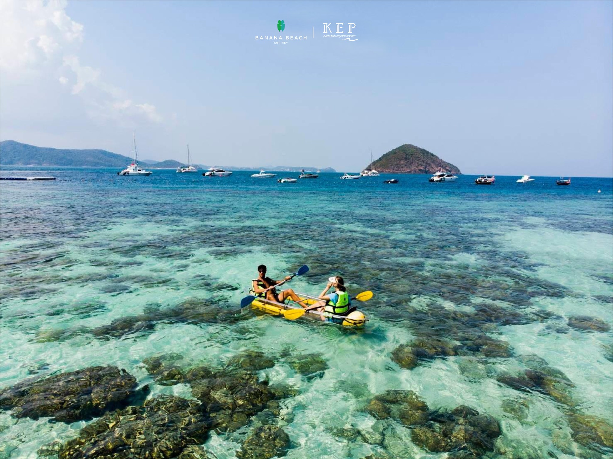 Discover the beauty of Banana Beach with crystal-clear waters and soft sands. Enjoy kayaking and soak in nature’s splendor during your round-trip adventure from Chalong Pier. Perfect for a day of exploration!