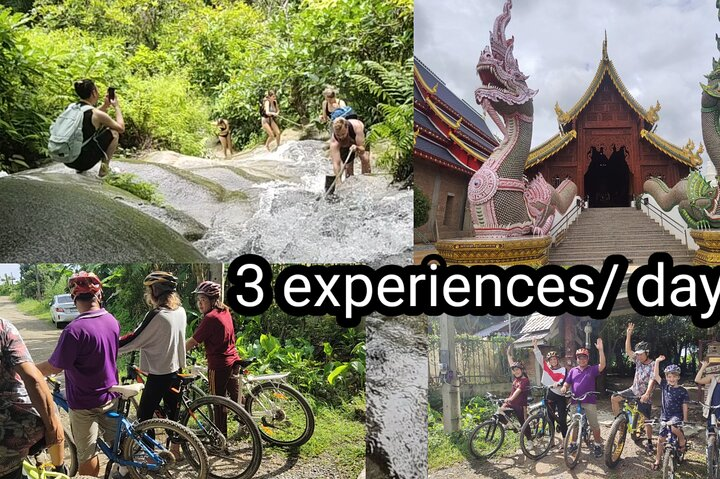 Sticky waterfalls. Local Market. Rice fields. Cycling & temples. - Photo 1 of 15