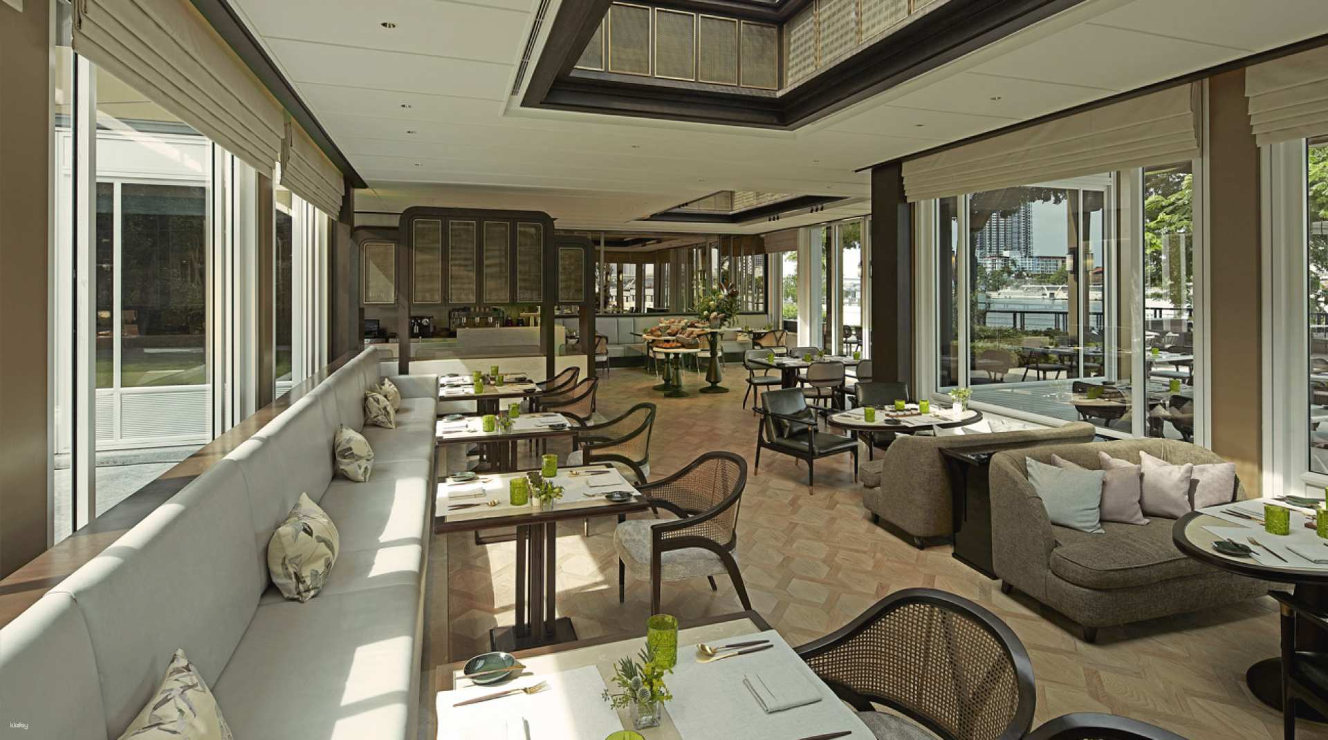 Savor the essence of Thailand with authentic cuisine while surrounded by lush garden views and the Chao Phraya River inviting you to indulge in every delectable bite.