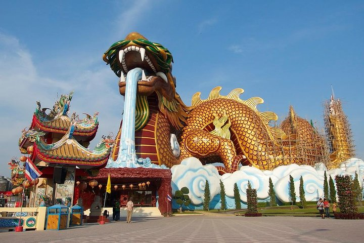 Explore the unique blend of cultural artistry and historical significance in Suphan Buri where mythical sculptures come alive and ancient stories whisper through the landscape inviting discovery.