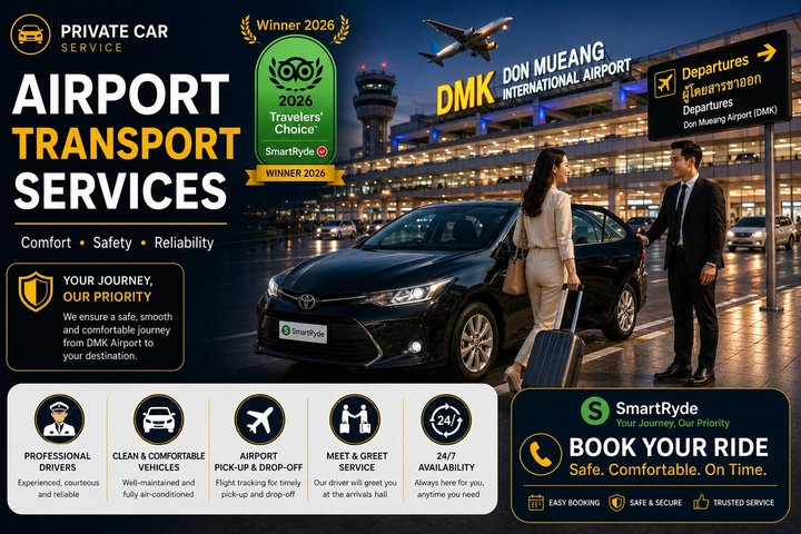 Airport transfer in Hua Hin HTL-ATL (DMK) - Photo 1 of 8