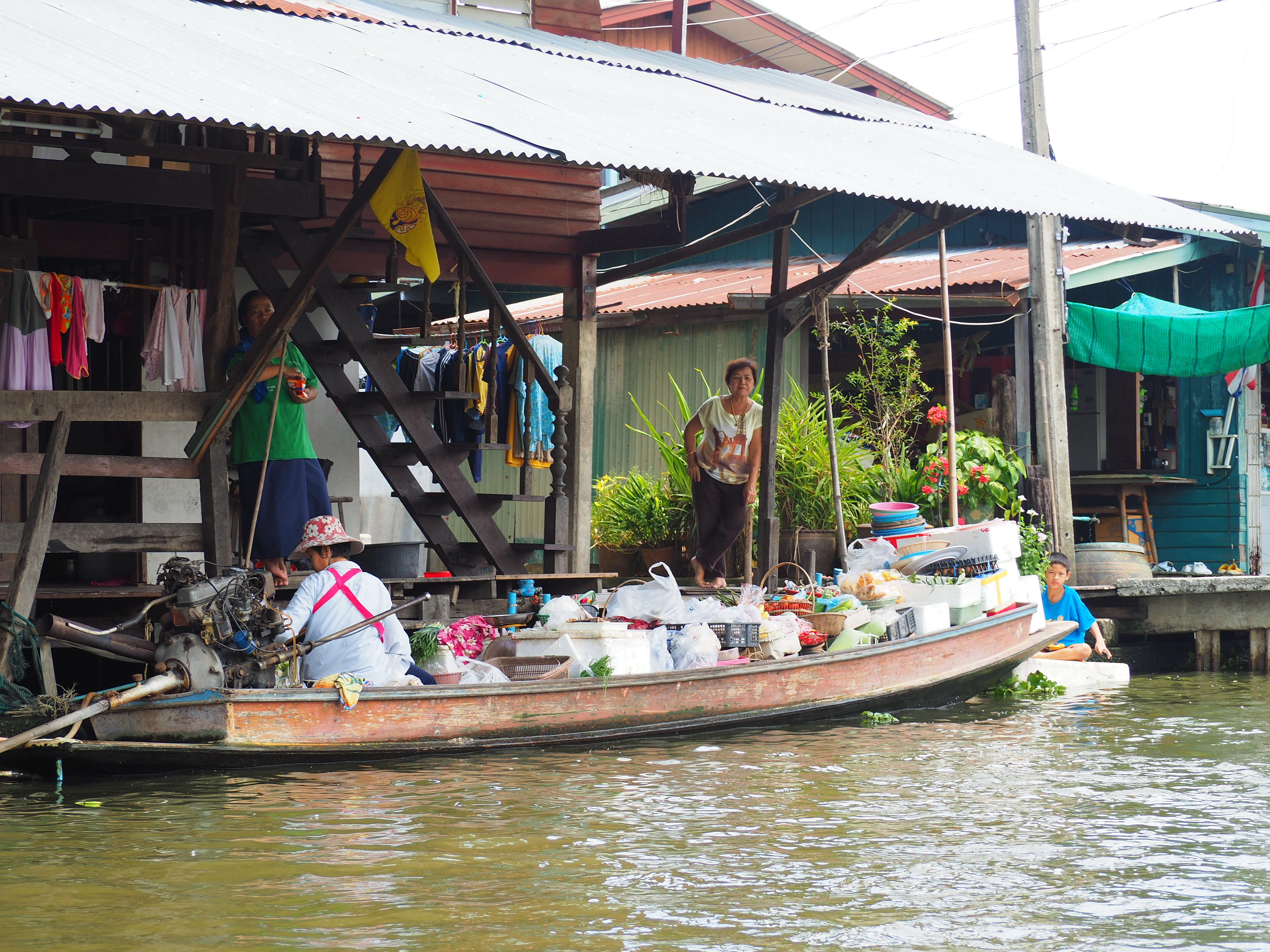 Experience the charm of Bangkok’s canals as you glide by local life traditional houses and bustling markets uncovering the unique character of the city’s hidden waterways.