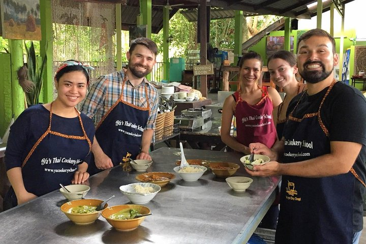 Discover the joy of creating authentic Thai dishes alongside a passionate chef surrounded by the lush scenery of Krabi as you savor the flavors of Thailand.