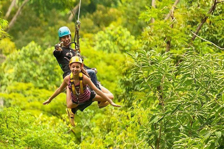 Flying Hanuman Ziplines 28 platform & Transfer RoundTrips