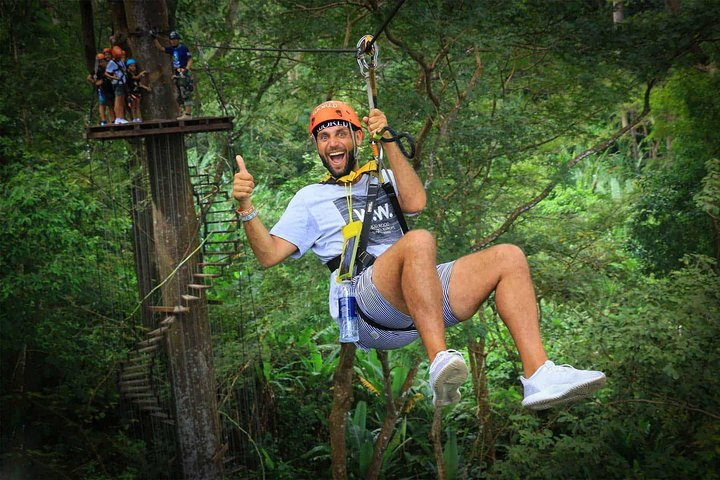 Flying Hanuman Ziplines 28 platform With Lunch & Transfer RoundTrips