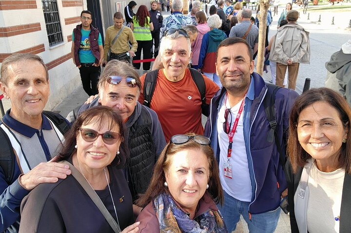 Mexican group at Basilica Cistern