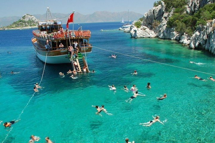 Aegean Island - Hisaronu Boat Trip with Soft Drinks from Marmaris - Photo 1 of 25