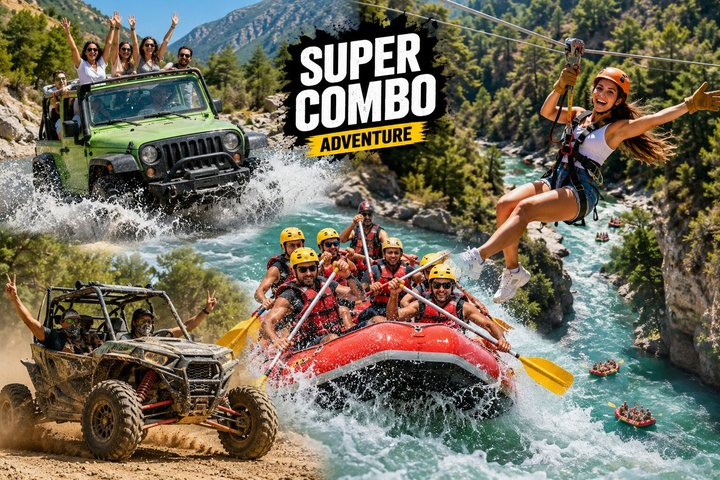 Antalya Super Combo W/Rafting ,Jeep Safari ,Quad Biking & Zipline - Photo 1 of 25